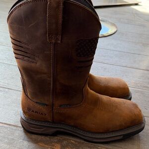 Ariat Men's Composite toe waterproof Classic Brown Western Boots